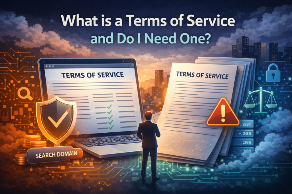 what is a terms of service and do i need one