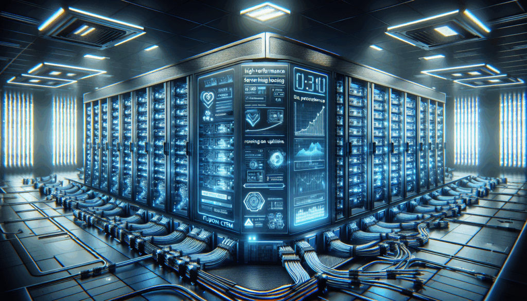 a high speed futuristic datacenter